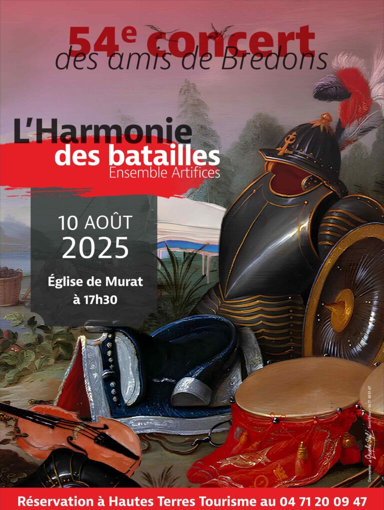 Affiche 54e Concert Des Amis De Bredons 2bis